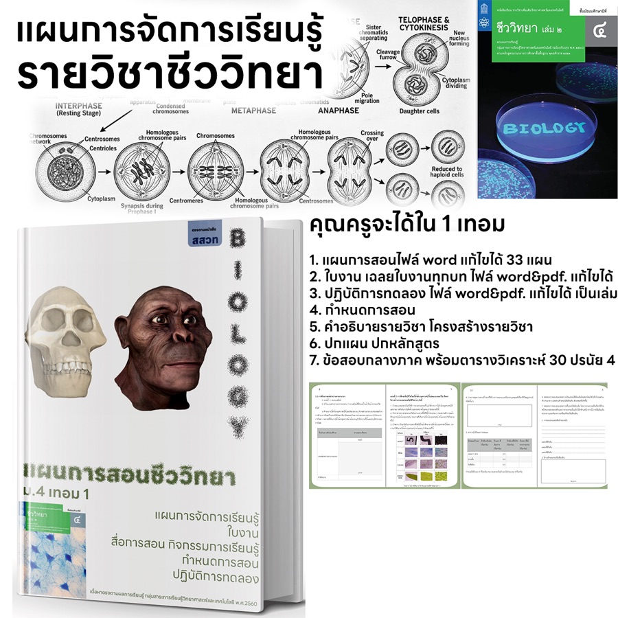 ปกชีววิทยา ม.4 เทอม 1