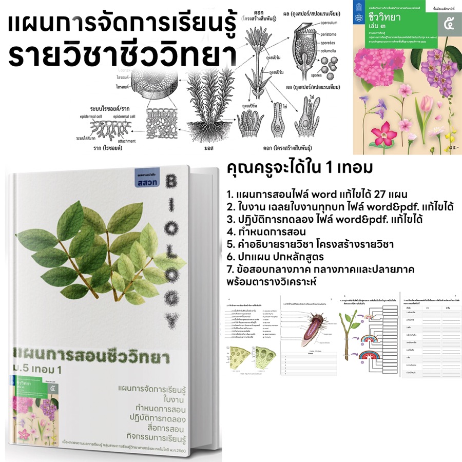 ปกชีววิทยา ม.5 เทอม 1
